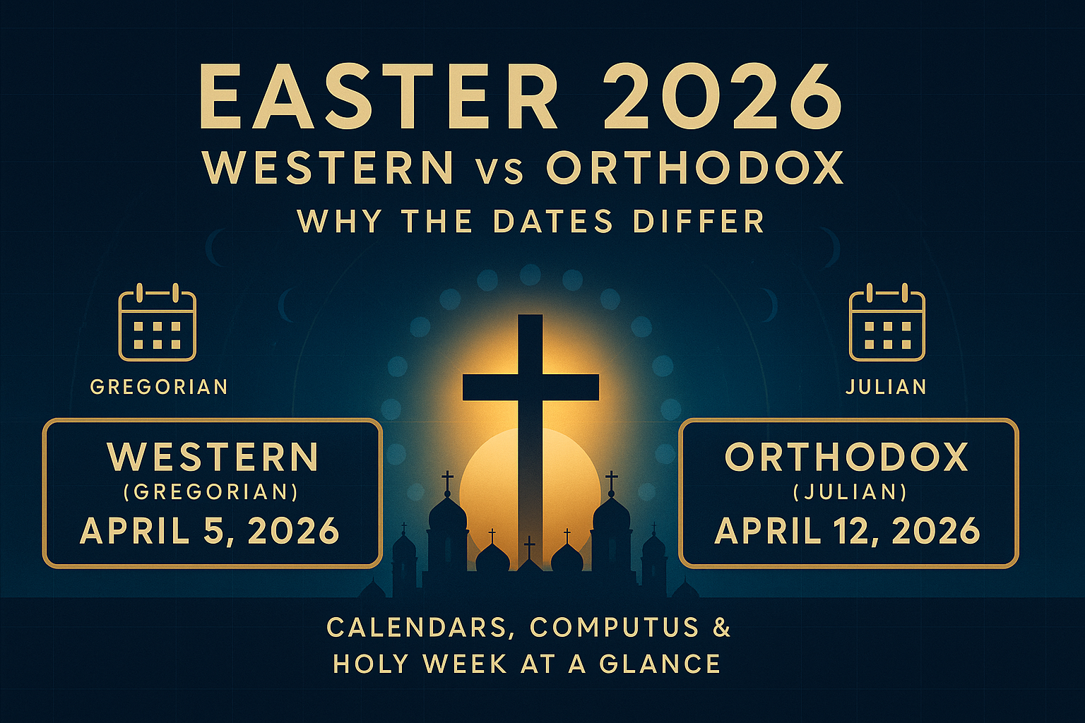 Easter 2026: Western vs Orthodox — Why the Dates Differ