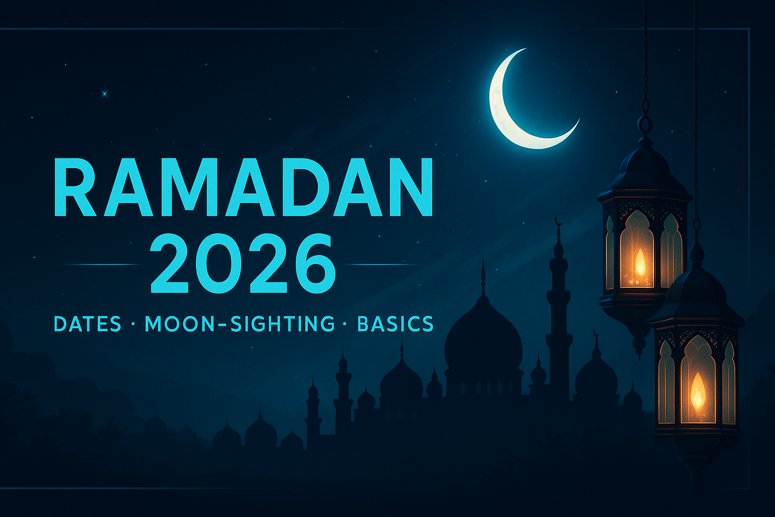 When Is Ramadan 2026? Start/End, Moon-Sighting & Basics