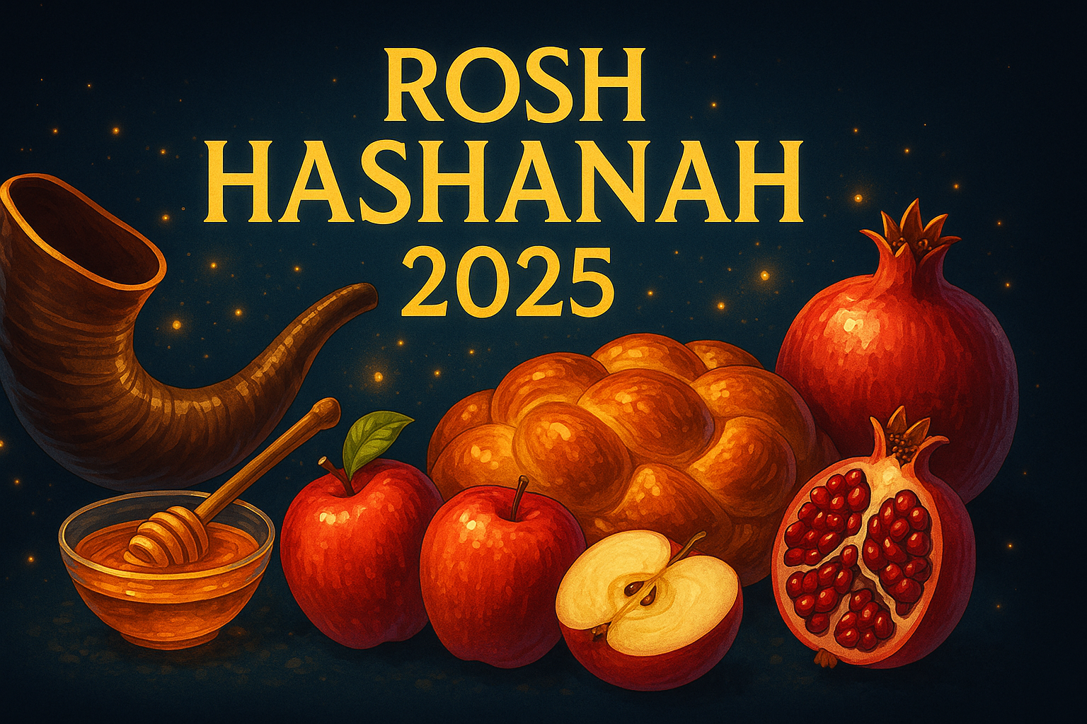 Rosh Hashanah 2025: Shofar, Greetings & Foods