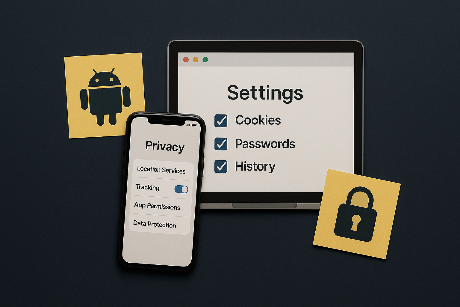 Quick Privacy Settings (iOS • Android • Web)